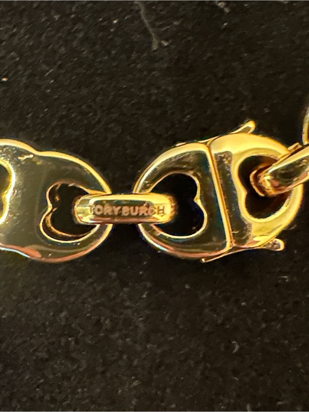 Tory Burch Shiny Gold Link Necklace - Picture 3 of 3